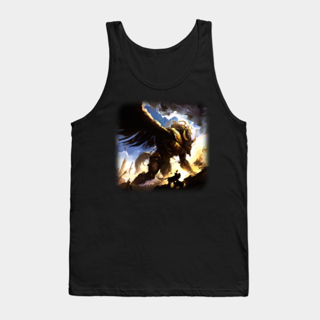 Greek god going to war Tank Top by Perryfranken